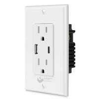 GFCI Outlet with Type C USB socket